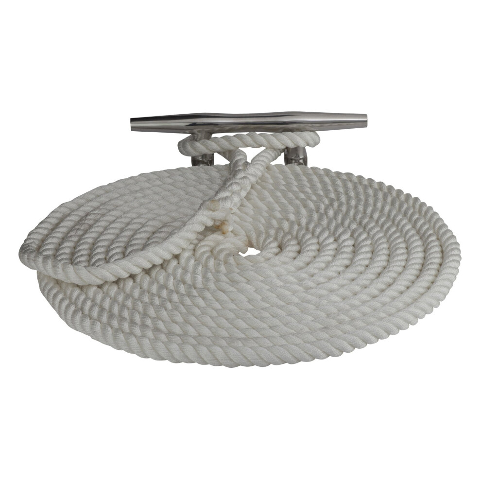 Sea Dog Line 302112030Wh-1 Double Braided Nylon Dock Line 1/2' X 30' / White 035514303316