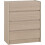 Seconique Paris 4 Drawer Chest Smoked Ash Effect Curved Edges 2