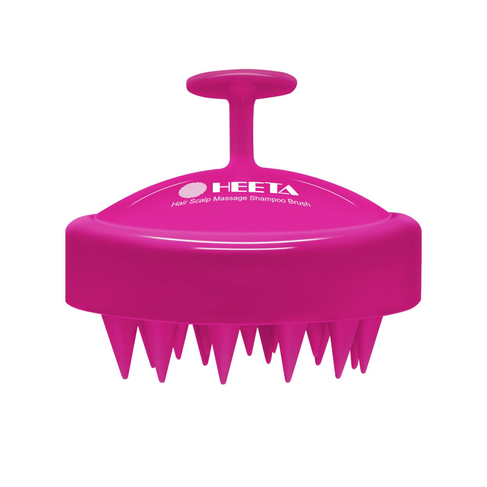 Heeta Scalp Massager Hair Growth Scalp Scrubber With Soft Silicone Bristles For Hair Growth & Dandruff Removal Hair Shampoo Brush For Scal