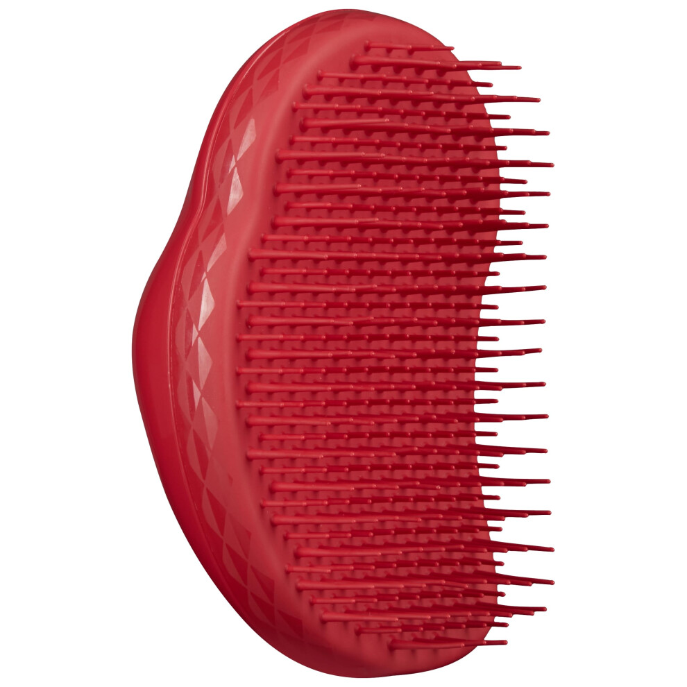 Tangle Teezer Original Detangler Brush  Dry & Wet Hair Brush for Thick & Curly Hair Types  Salsa Red