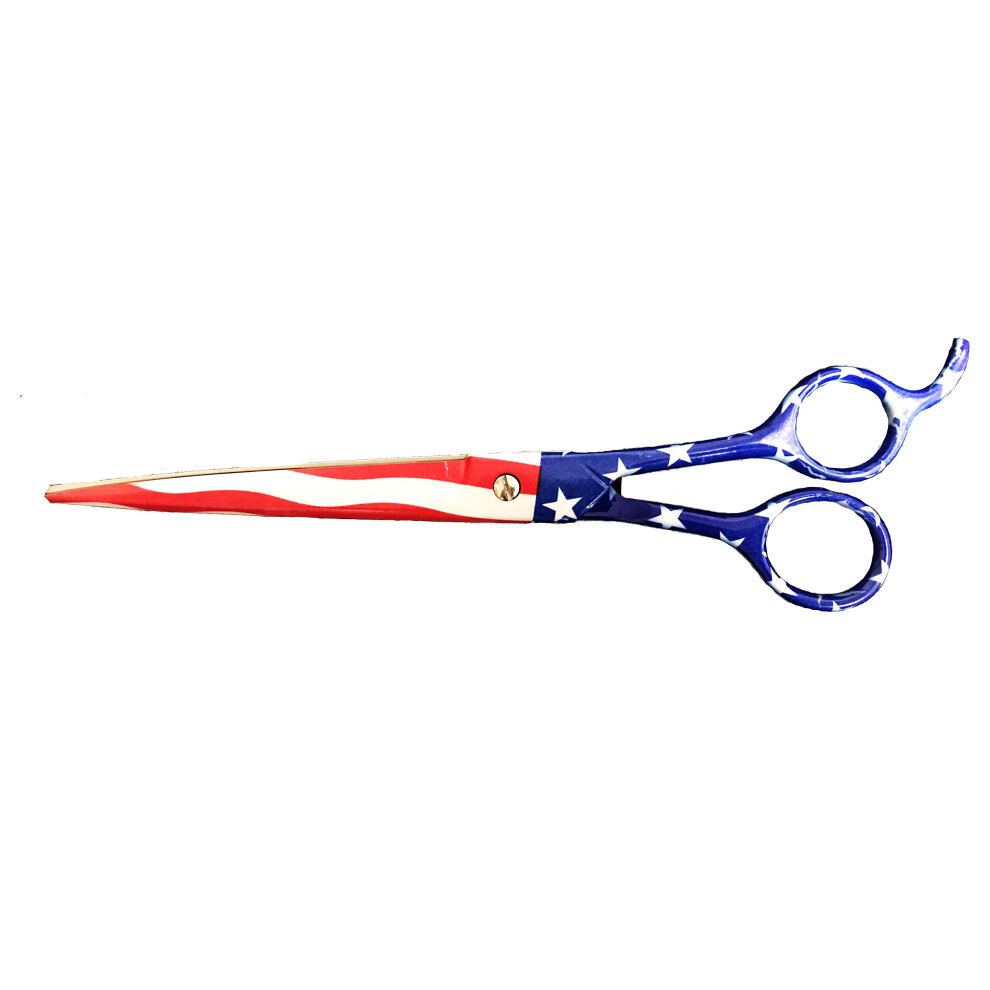 USA Flag 8.5"" Professional Hair Cutting Shear for Barbers & Stylists