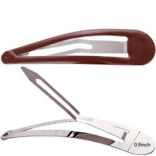 LONEEDY Set di 10 Grandi Clip per Capelli in Metallo Verniciato, 3.5 Pollici, Antiscivolo per Donne e Ragazze