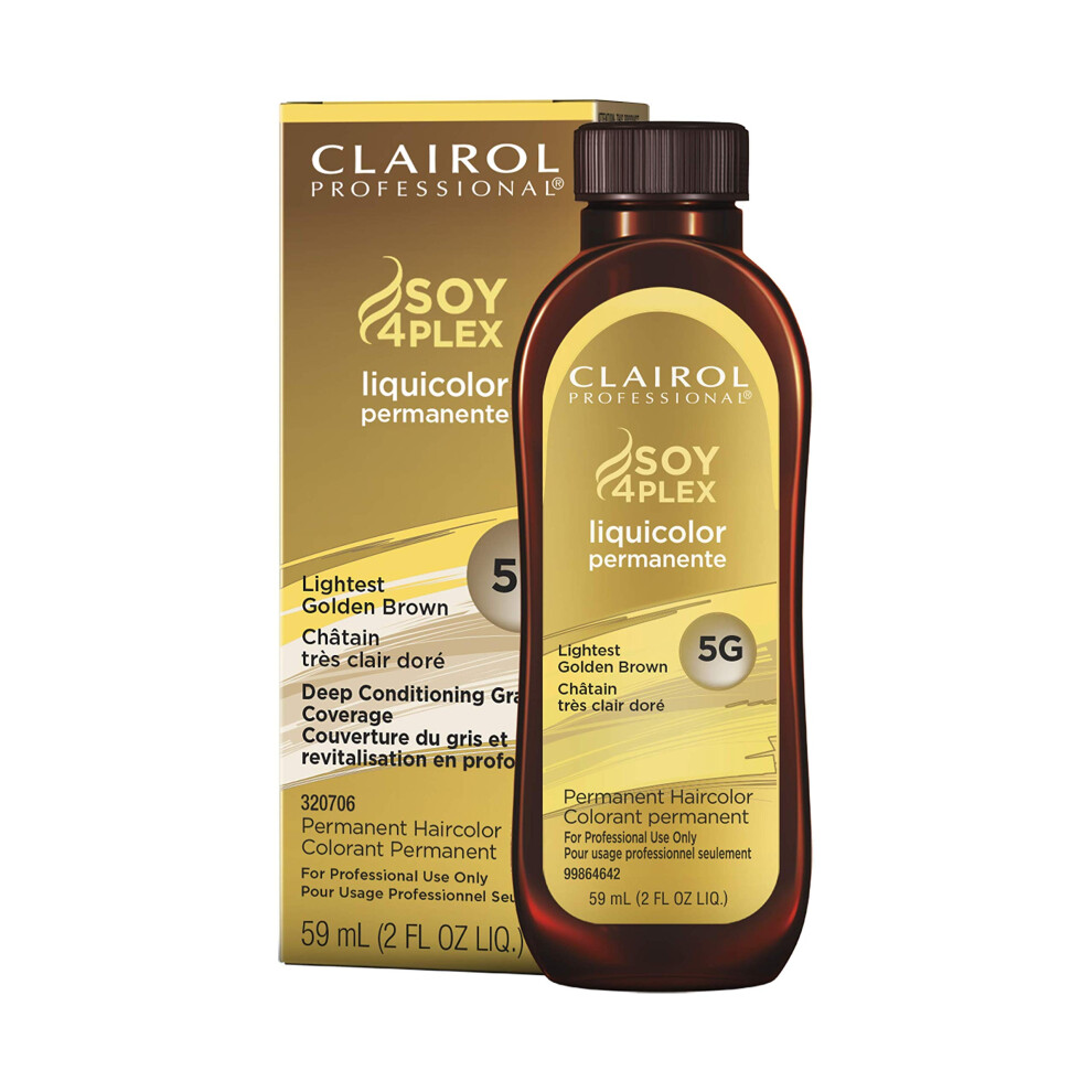 Clairol Professional Permanent Liquicolor for Dark Hair Color  5g Lightest Gold Brown  2 oz