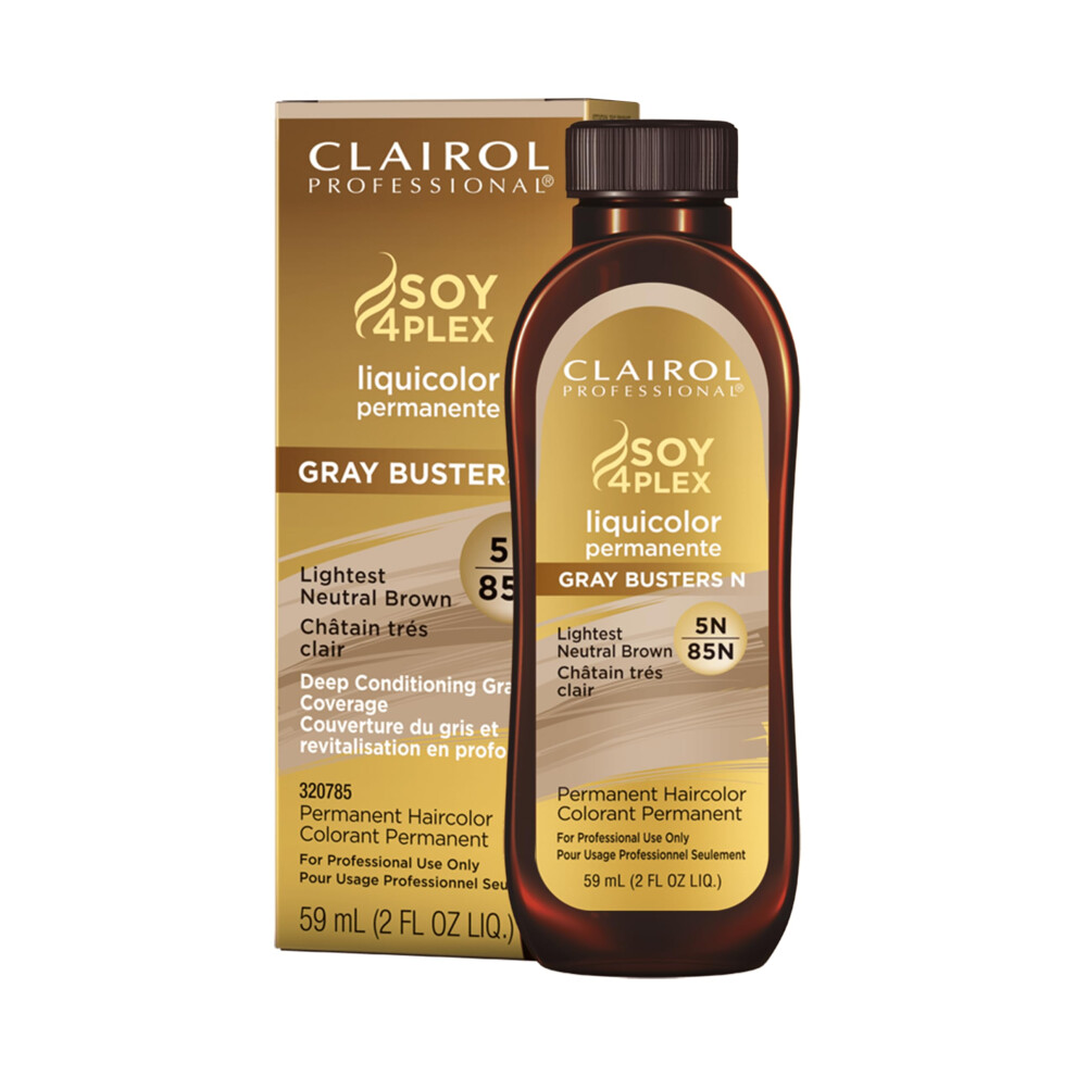 Clairol Professional Permanent Liquicolor for Dark Hair Color  5n Lightest Neutral Brown  2 oz