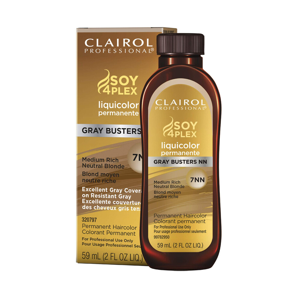 Clairol Professional Permanent Liquicolor for Blonde Hair Color  7nn Med Neutral Blonde  2 oz