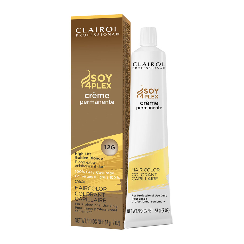 Clairol Professional Permanent Crme Hair Color 12g High Lift Gold Blonde