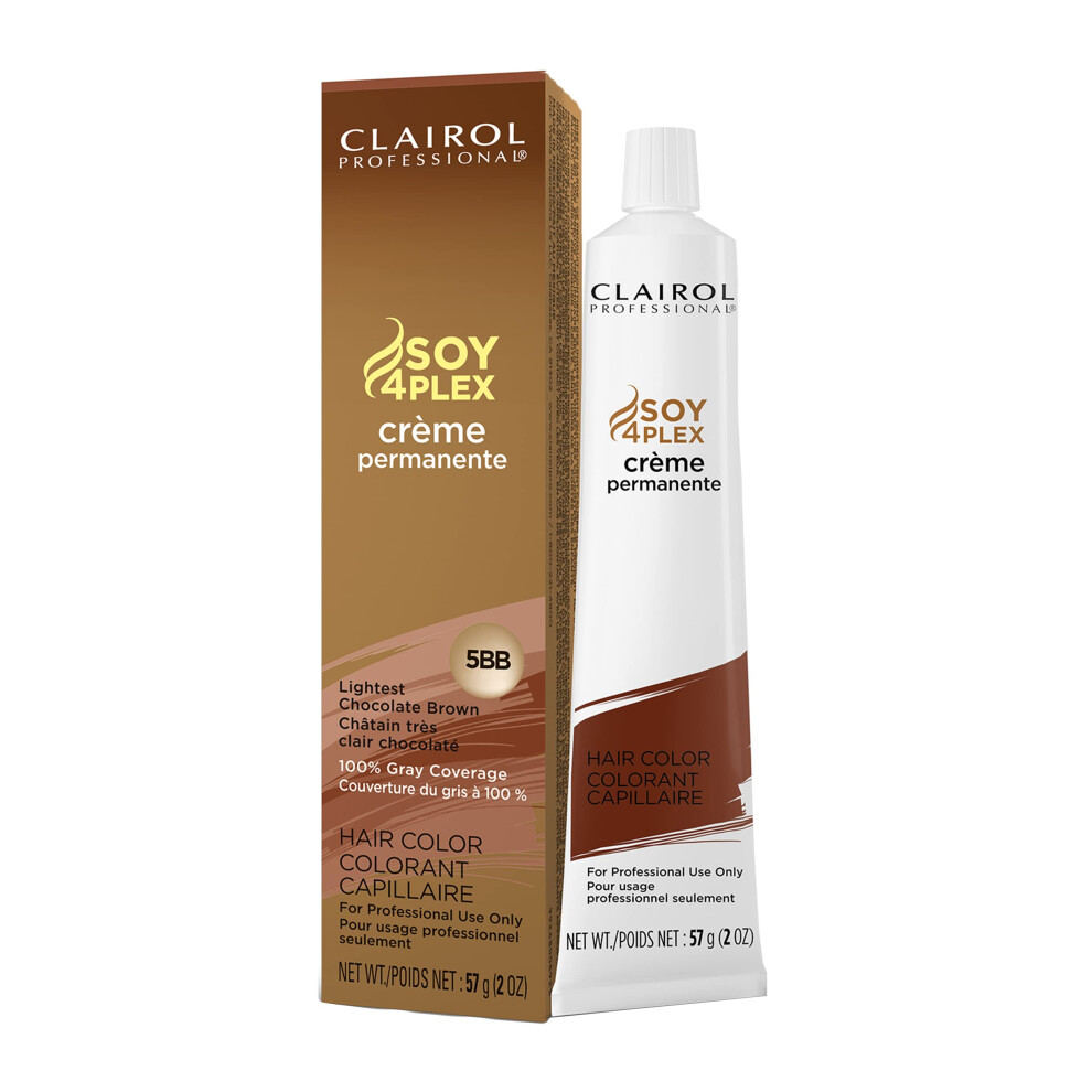 CLAIROL PROFESSIONAL Permanent Crme  5BB Lightest Chocolate Brown  2oz