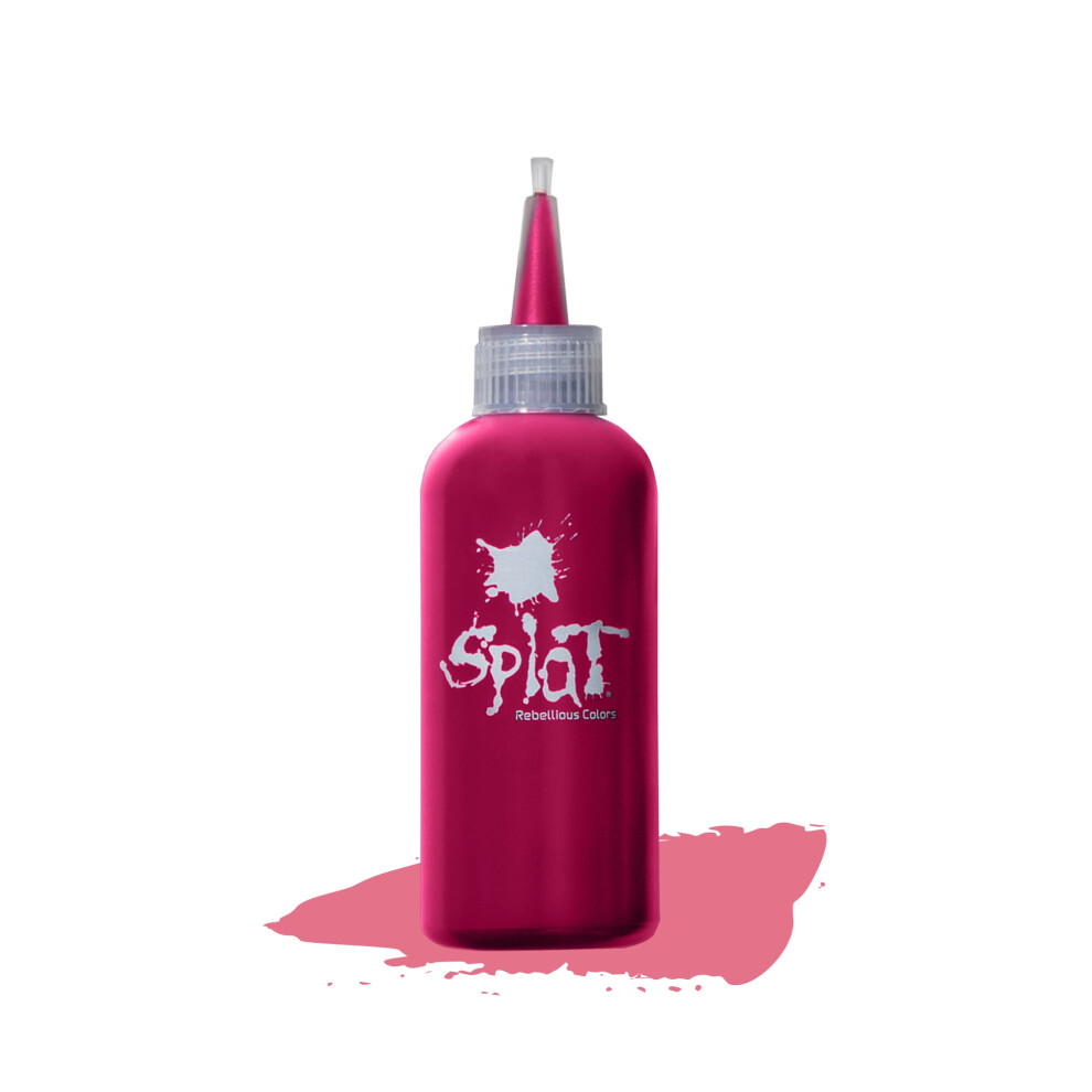 Splat Wild Watermelon Semi Permanent Hair Dye  6 oz. Bottle  1 Application  Includes Watermelon Pink Hair Dye  Lasts 30 Washes  Vegan & Crue