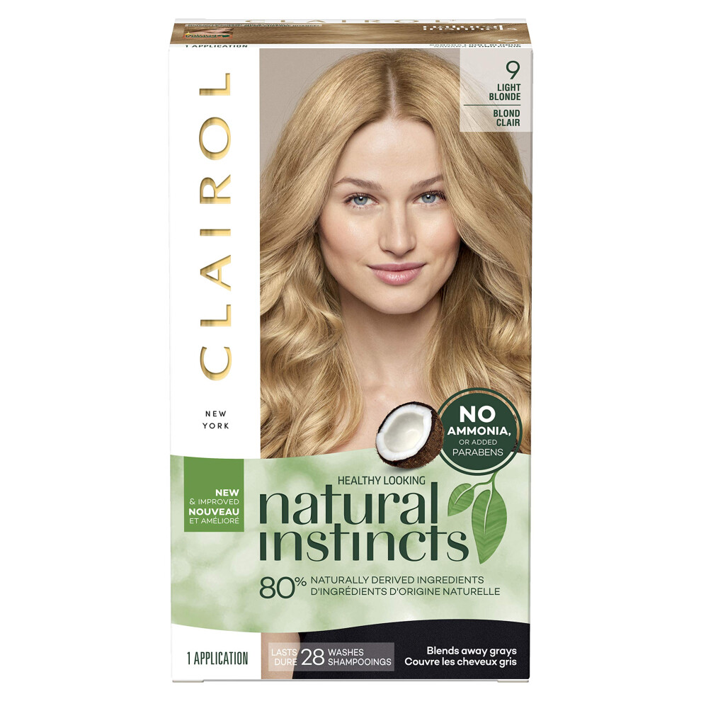 Clairol Natural Instincts Non-Permanent Color  09 Light Blonde 1 ea (Pack of 2)