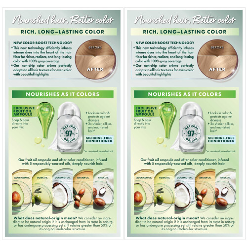 Garnier Garnier Χρώμα Μαλλιών Nutrisse Nourishing Creme, 111 Πολύ Ανοιχτό Ασπρο Ξανθό, 2 Τεμάχια 1