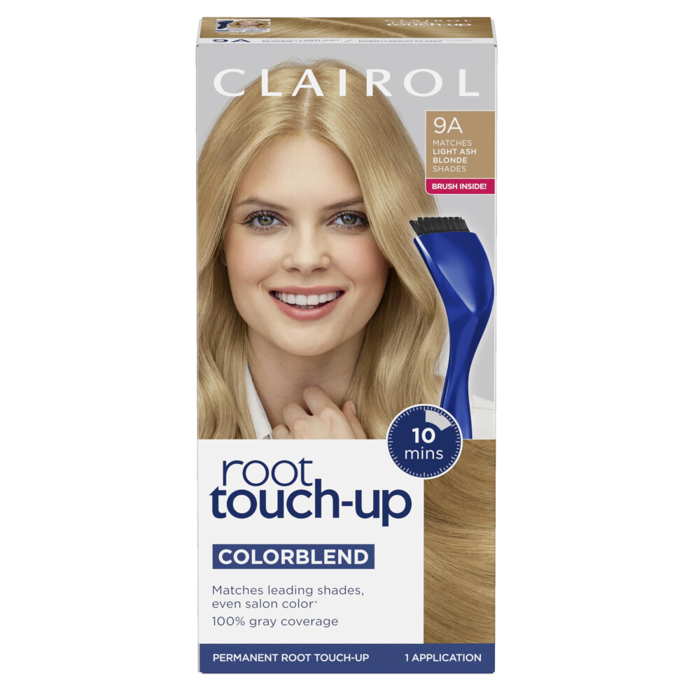 Clairol Root Touch-up by Nice'n Easy Permanent Hair Dye  9A Light Ash Blonde Hair Color  Pack of 1