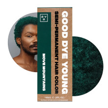 Good Dye Young Pltrwala zielona farba do wlosw (Move Mountains) - Tymczasowa koloryzacja wlosw z ochrona UV Trwalosc 15-24+ myc - Kondycjonujaca z
