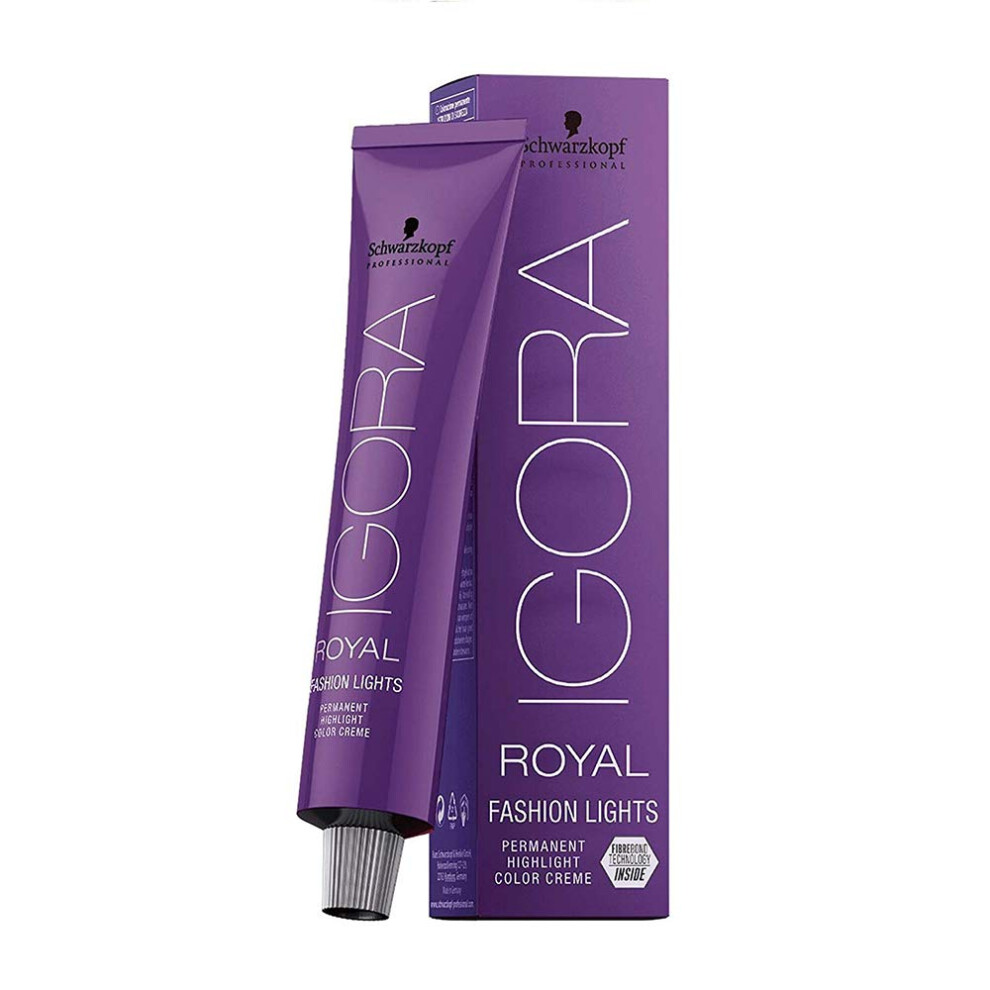 Schwarzkopf Igora Royal Fashion Lights Permanent Highlight Color Creme with Fibrebond Technology (L-88 Red Extra)