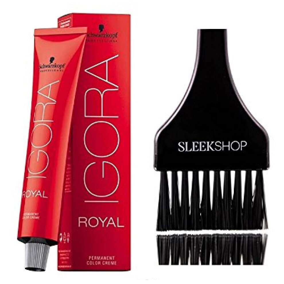 Schwarzkopf Professional Igora Royal Permanent Hair Color (with Sleek Tint Brush) (9-00 Extra Light Blonde Forte)