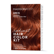 Madison Reed Radiant Hajfestk kszlet Kzepes Amaretto Red a 100%-os szrke fedsrt, ammniamentes 6NCG Sardinia Red tarts hajfestk 1 db-os csoma
