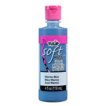 TULIP Zachte Verf 26537 Sfp 4Oz Matte Marineblauw 4 Fl Oz (Verpakking van 1)