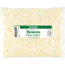 Stakich Pure White Beeswax Pellets  All Natural  Cosmetic Grade  Premium Quality (1 Pound)