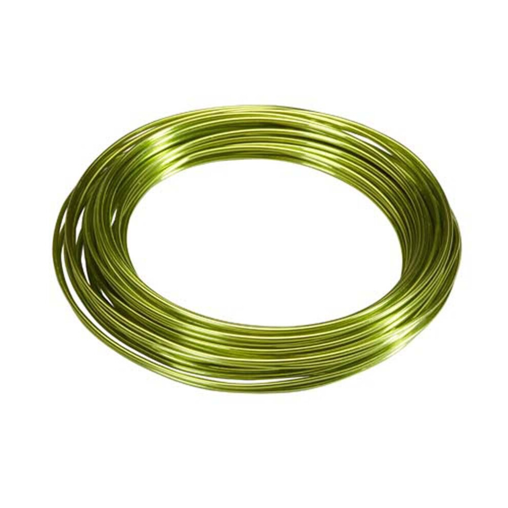 Oasis Aluminum Wire - Apple Green - 12-Gauge - Decorative Wire