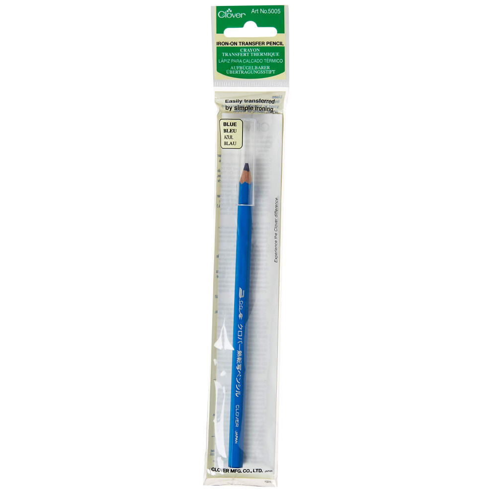 Clover Blue Iron-On Transfer Pencil  1 Count (Pack of 1)