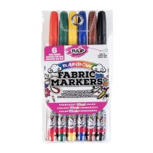 Tulip Fashion Markers 28974 Mrkt Multi Fine 6Pk Primary