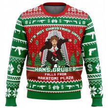 (2, 6XL) Hans Gruber Fall Nakatomi Plaza Hard Ugly Christmas Sweater Women Men Pullover Tops Cartoon Anime Couple Hoodie Sweatshirt