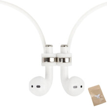 Guran Cavo Antisgancio Magnetico 360 per Airpods 3a 2a Generazione Pro 3 2 1 (Bianco)