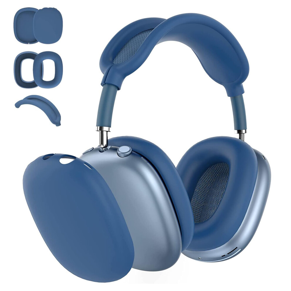 Bavane 3 in 1 Silicone Case Cover Compatible with Apple Airpods Max Headphones Anti-Scratch Ear Pad Case Cover Ear Cups Cover and Headband Cover Com-image-OPC-PFNQCPC-NEW