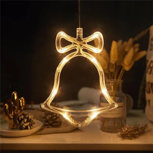 (Bell) Novelty Christmas Window Decoration Hanging Lights
