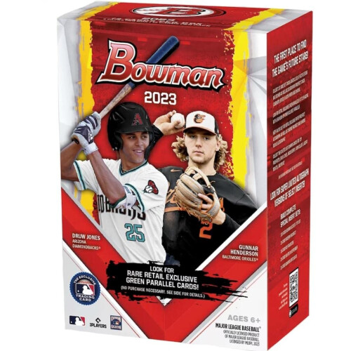 Topps 2023 Bowman Baseball Value Box - 6 Πακέτα Ανά Κουτί
