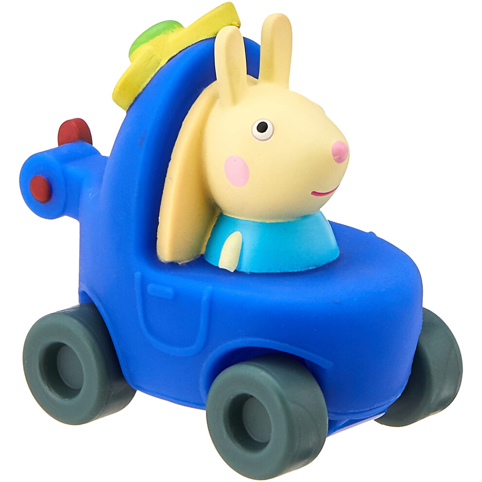 Peppa Pig Peppas Adventures Little Buggy Vehicle  Preschool Toy for Ages 3 and Up (Rebecca Rabbit in Helicopter)