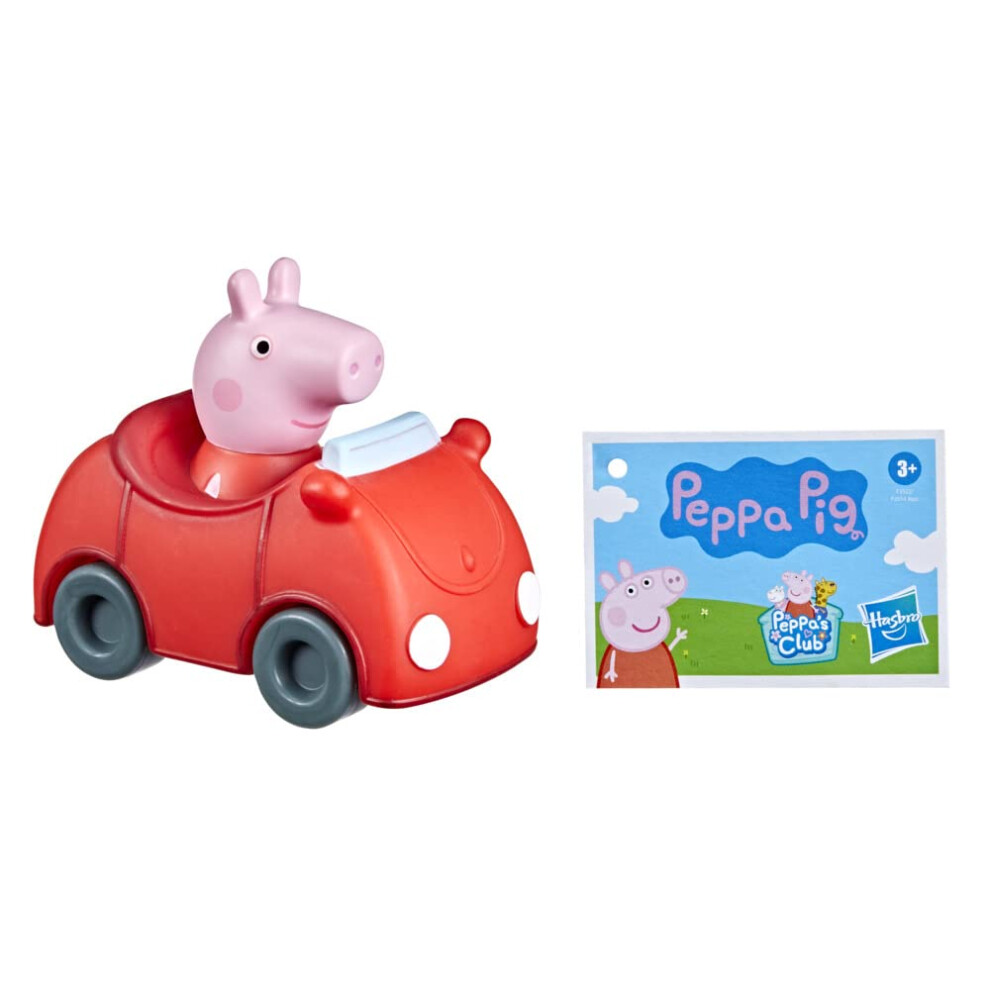 Peppa Pig Peppas Adventures Little Buggy Vehicle Preschool Toy for Ages 3 and Up in The Pig Family Red Car