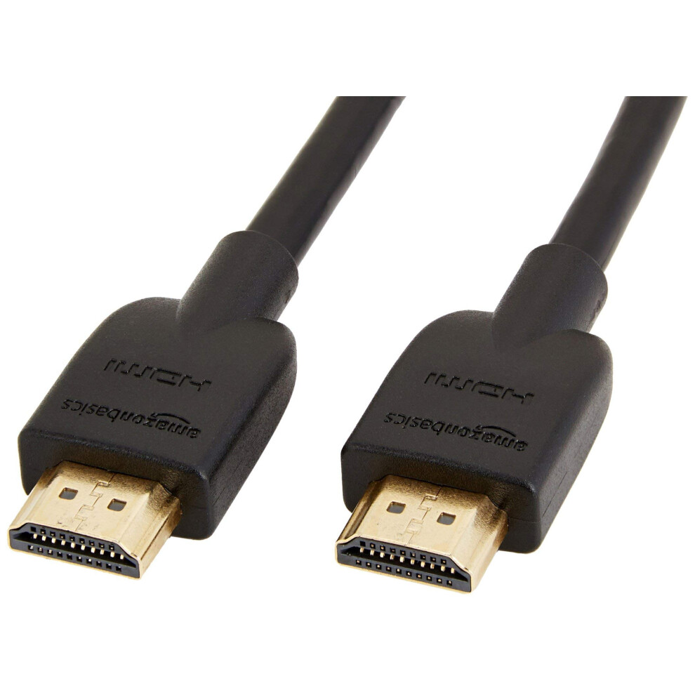 Amazon Basics High-Speed 4K Ultra HD HDMI 2.0 Cable/Cord  10ft / 3m  18 Gbps  60 Hz  2160p  48 bit  Male-to-Male  Ethernet Ready  3D  Black