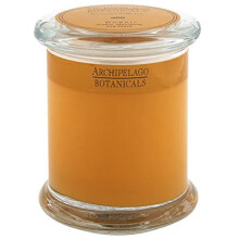 Archipelago Botanicals Dubai Glass Jar Candle Amber Mandarin and Musk Scent Lead-Free Candle Wicks Burns Approx. 60 Hours (8.6 oz)