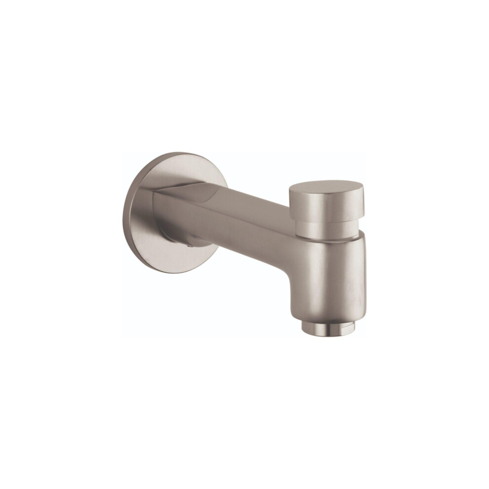 hansgrohe Tub Spout with Diverter Premium 3-inch Modern Tub Spout in brushed nickel  14414821