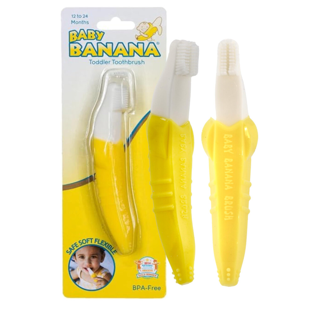 Baby Banana Bendable Training Toothbrush  Toddler