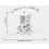 QualGear PRB-717-Wht Ceiling Mount Projector Accessory 2