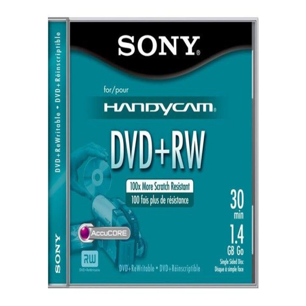 Sony 8cm DVD+RW with Hangtab - Single