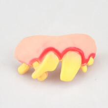 (3) 1pc Gags Practical Funny Practical Jokes Prank Freak False Teeth Set Halloween/April Fool's Day Gift Wacky Toys