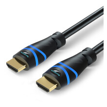 BlueRigger 8K HDMI Cable (3FT 8K 60Hz HDR 4K 120Hz High Speed 48Gbps with Ethernet eARC 3D HDCP 2.3) - Compatible with PS5 Xbox Roku