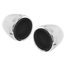 Boss Audio Systems MC425BA Motorcycle Bluetooth Speakers - 3 Inch  Weatherproof  Volume Control  Built-in Amplifier  ATV UTV Compatible