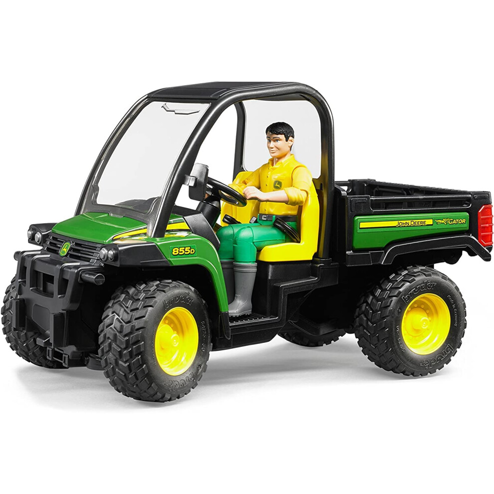 Bruder 09812 John Deere Gator XUV 855D with Driver