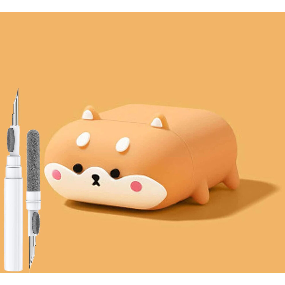 Cute Dog Case For Airpod 3Rd Generation Cases Cover 2021 Funny 3D Cartoon Kawaii Airpods 3 Silicone Cases Cover With Cleaning Kit & Keychai 711523868335