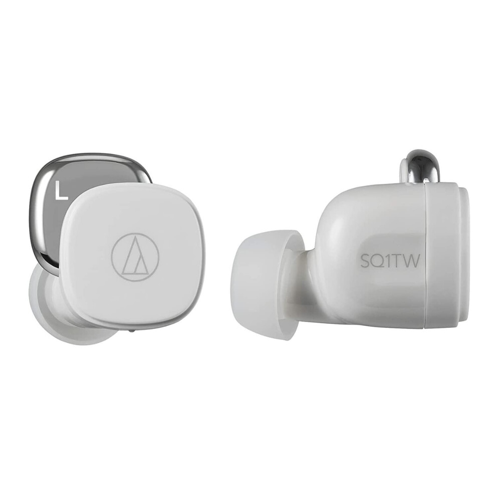 Audio-Technica ATH-SQ1TWWH Wireless in-Ear Headphones  White