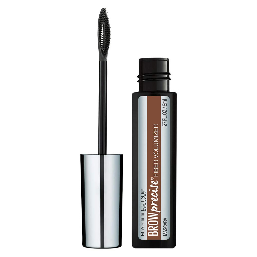 Maybelline New York Brow Precise Fiber Volumizer Eyebrow Mascara  Soft Brown  0.27 fl. oz.