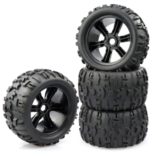 Aimrock 17mm Hex Fälgar och Däck för RC Bil, 4PCS
