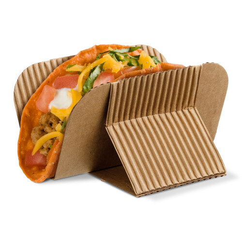 [200 ΤΕΜ] AURA by HARVEST PACK Χάρτινες Θέσεις Taco για Σερβίρισμα