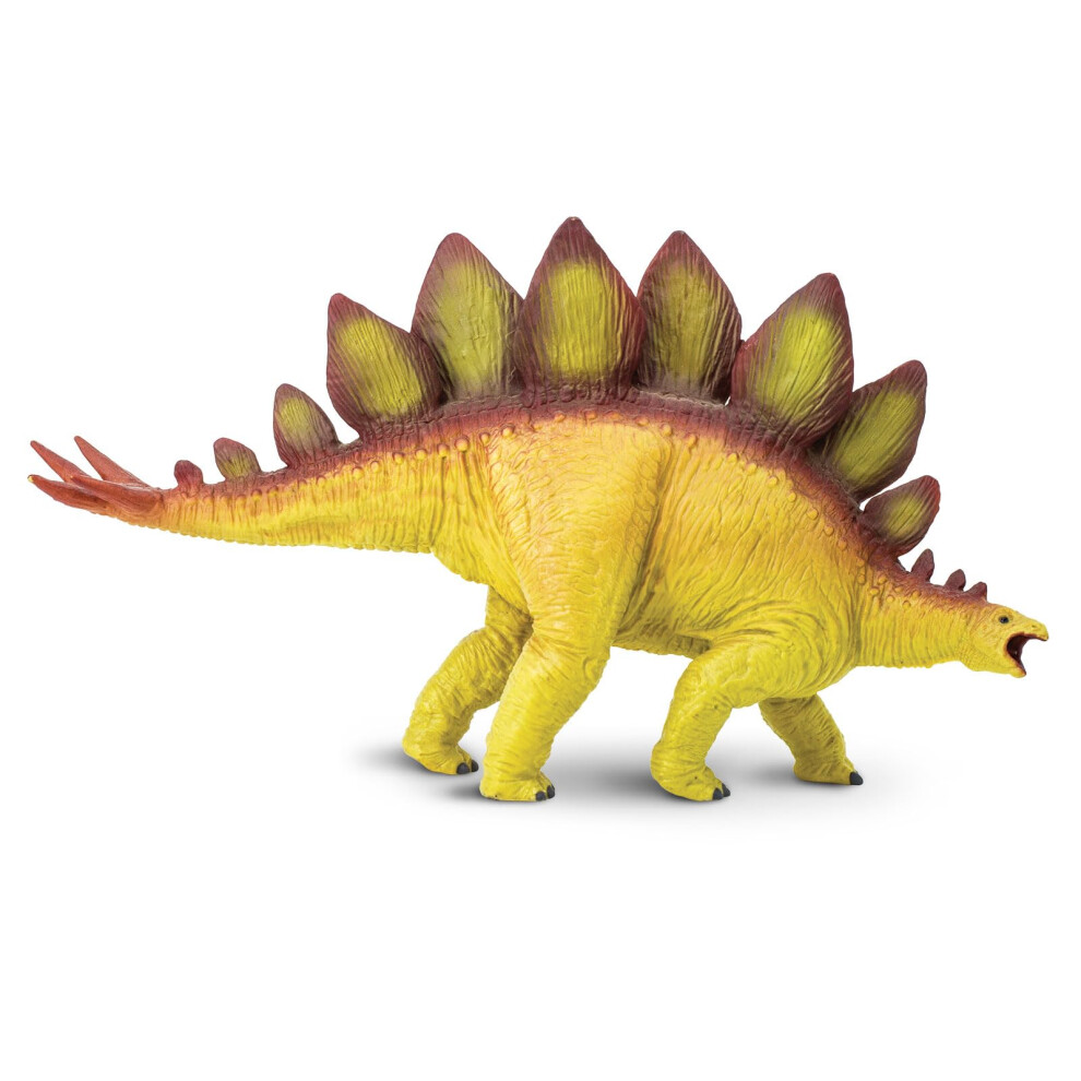 Safari Ltd. Stegosaurus Dinosaur Figurine - Detailed 12.25"" Plastic Model Figure - Fun Jurassic Play Toy for Boys  Girls & Kids Ages 3+