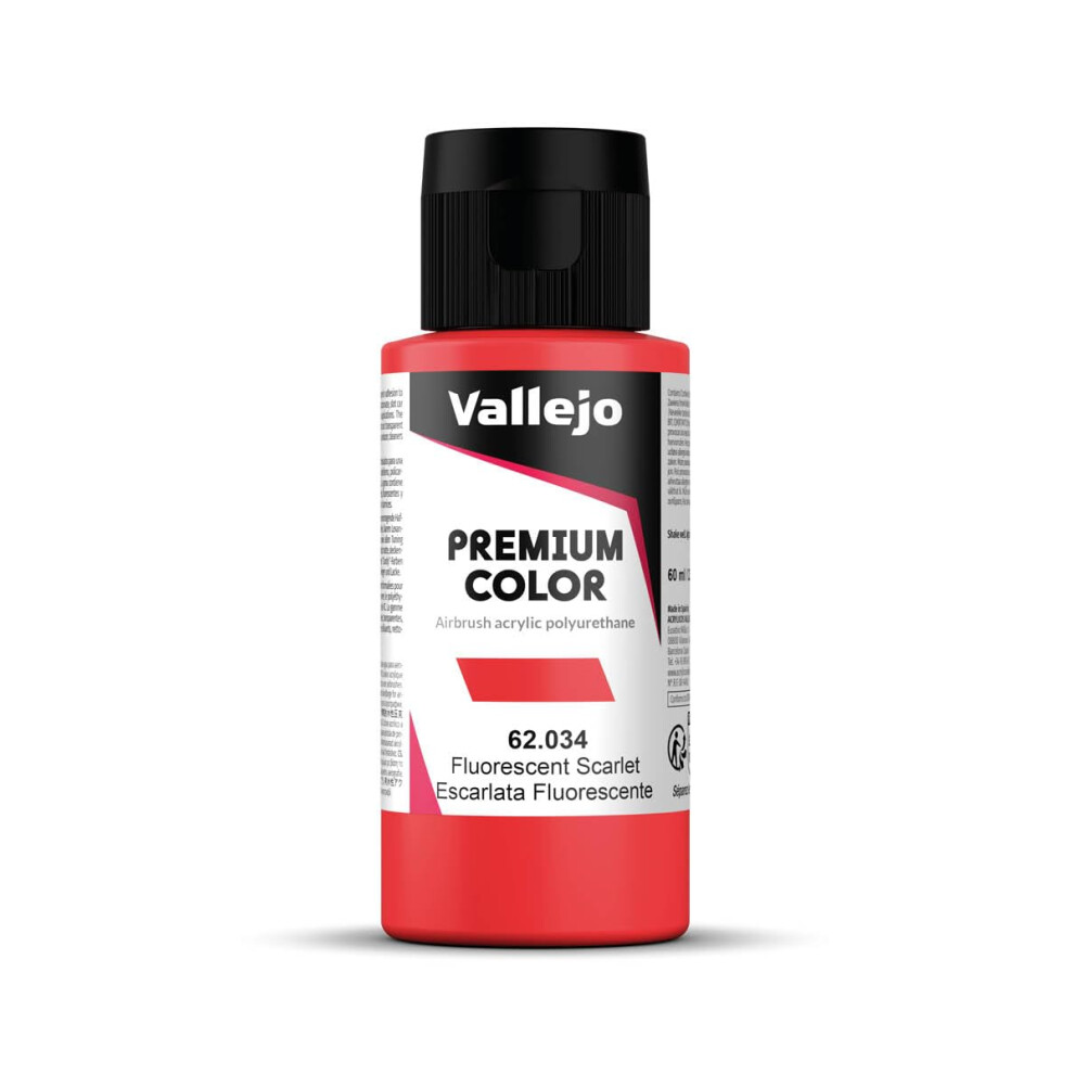 Vallejo Color Fluorescent Scarlet Premium RC Colors