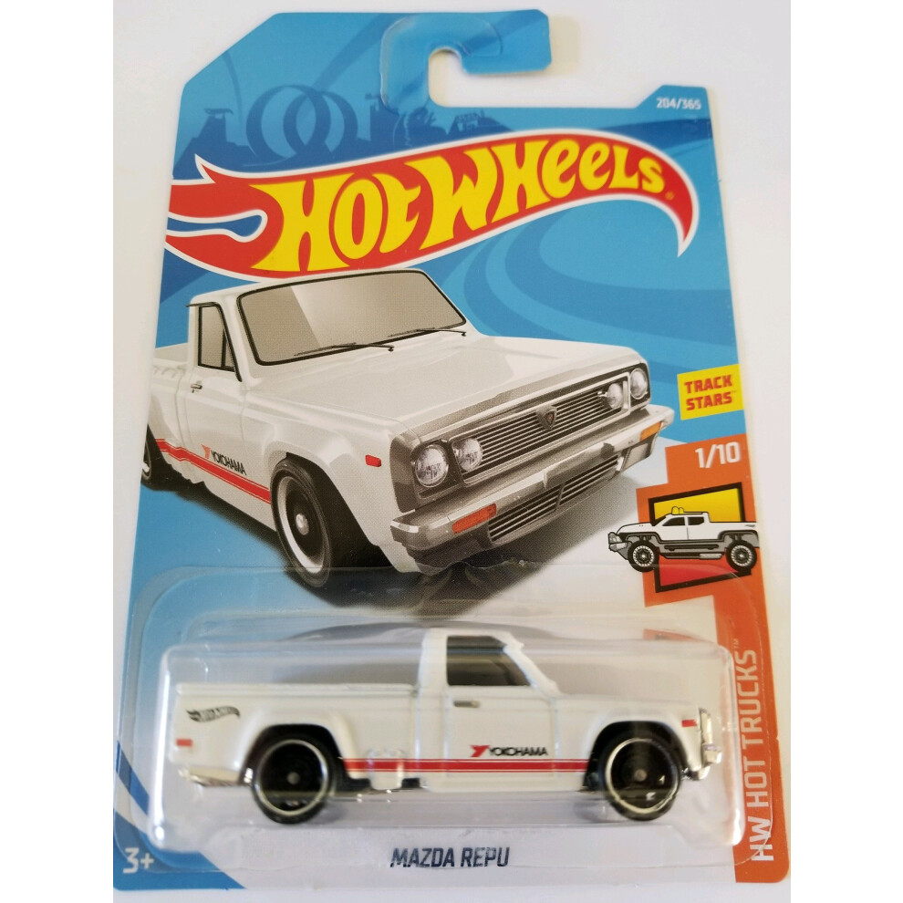 Hot Wheels 2018 50th Anniversary HW Hot Trucks Mazda Repu 204/365  White