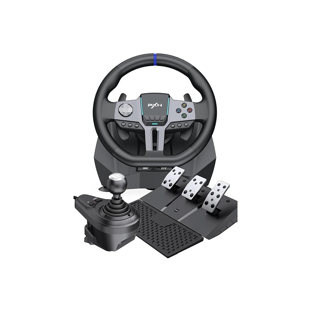 Pxn V9 Gen2 Gaming Steering Wheel With Pedals And Shifter 001234564207
